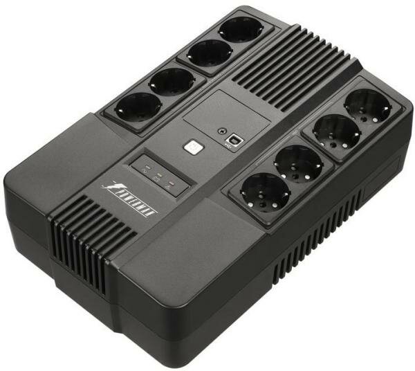 Источник бесперебойного питания Powerman Brick 650 PLUS 650VA Черный