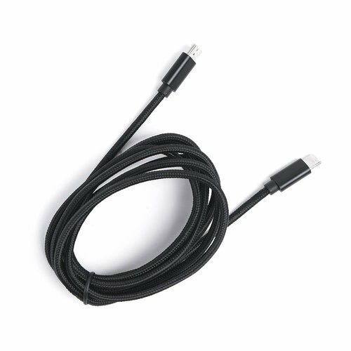 Шнур для зарядки USB Type C 180 см черный 354₽
