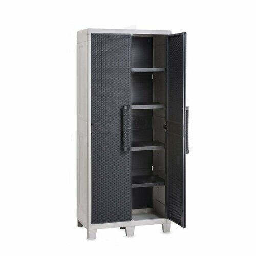 Уличный пластиковый шкаф Toomax Santorini XL Shelves