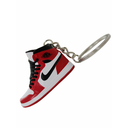 Брелок NIKE, белый-красный