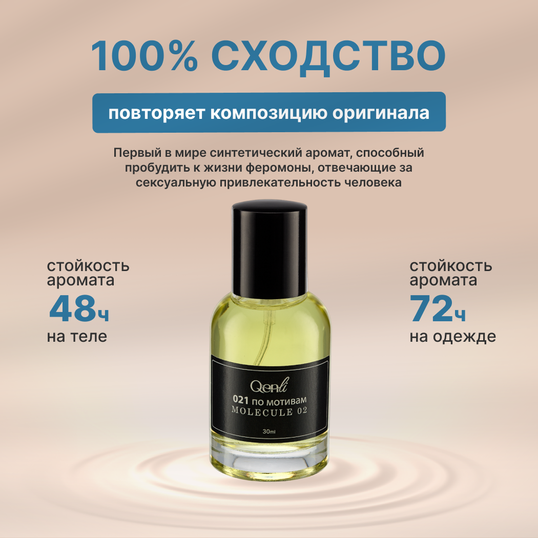 Стойкие масляные Духи Молекула 02 Escentric 02 30мл — фото 1
