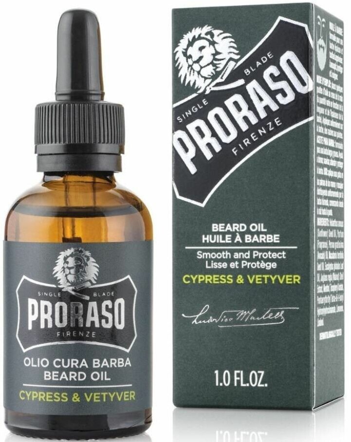 Proraso Cypress & Vetyver Beard Oil - Масло для бороды 30 мл