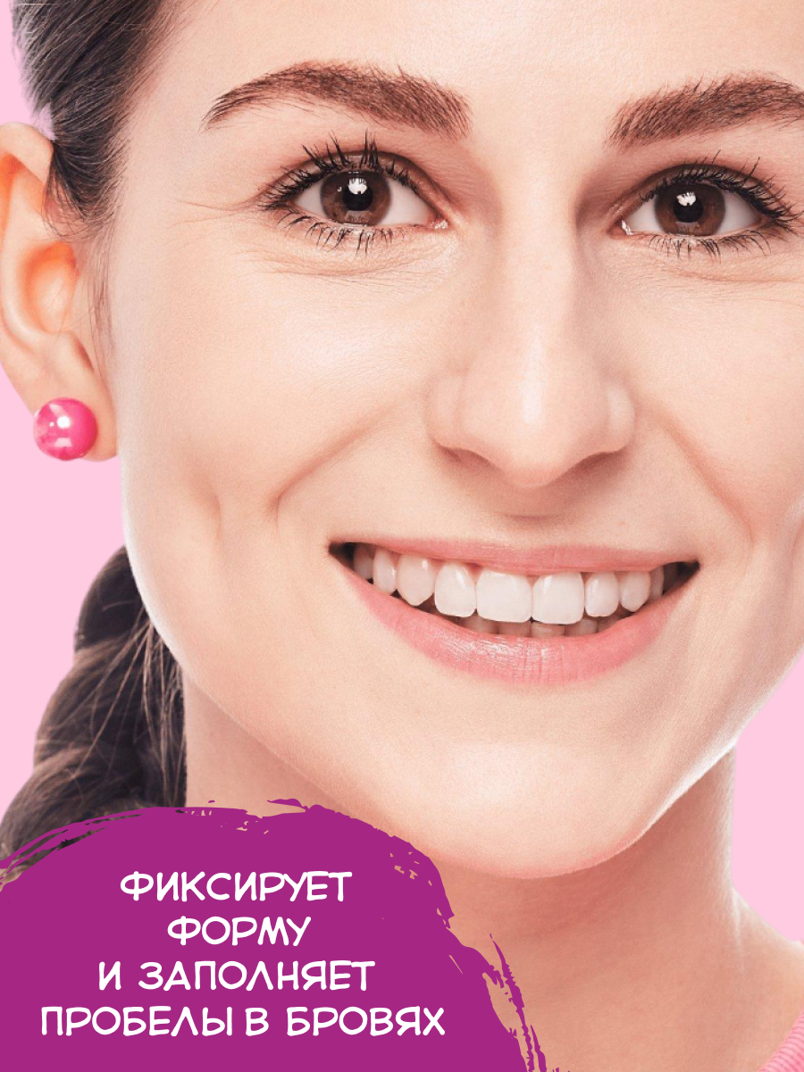 Гелевая тушь Essence Make me Brow, придание оттенка и фиксация формы — фото 1