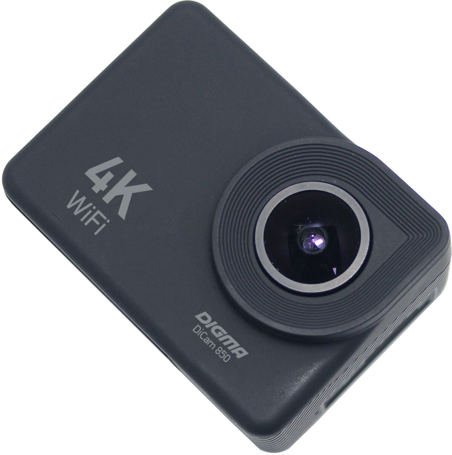 Экшн-камера Digma DiCam 850 4K, WiFi, черный [dc850]
