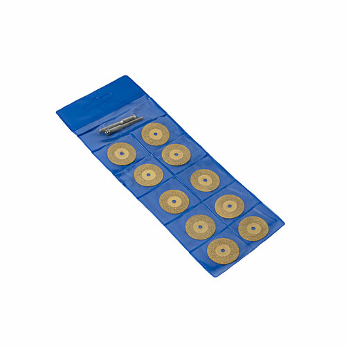 Набор алмазных дисков DLT с титановым покрытием для гравера 10шт 25мм арт1497 990₽