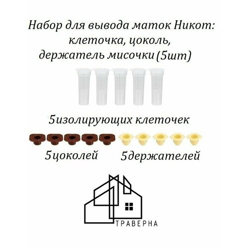!5шт! Набор Клеточка, цоколь, держатель мисочки никот (5шт)
