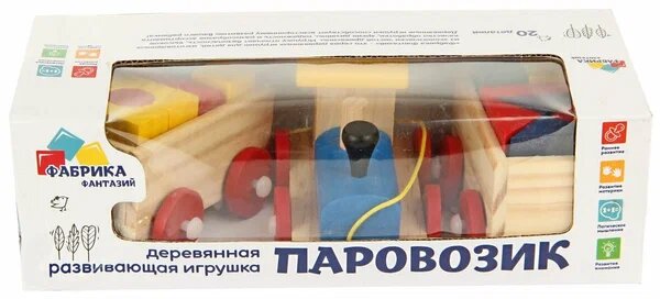 Фабрика Фантазий Паровозик с фигурами 