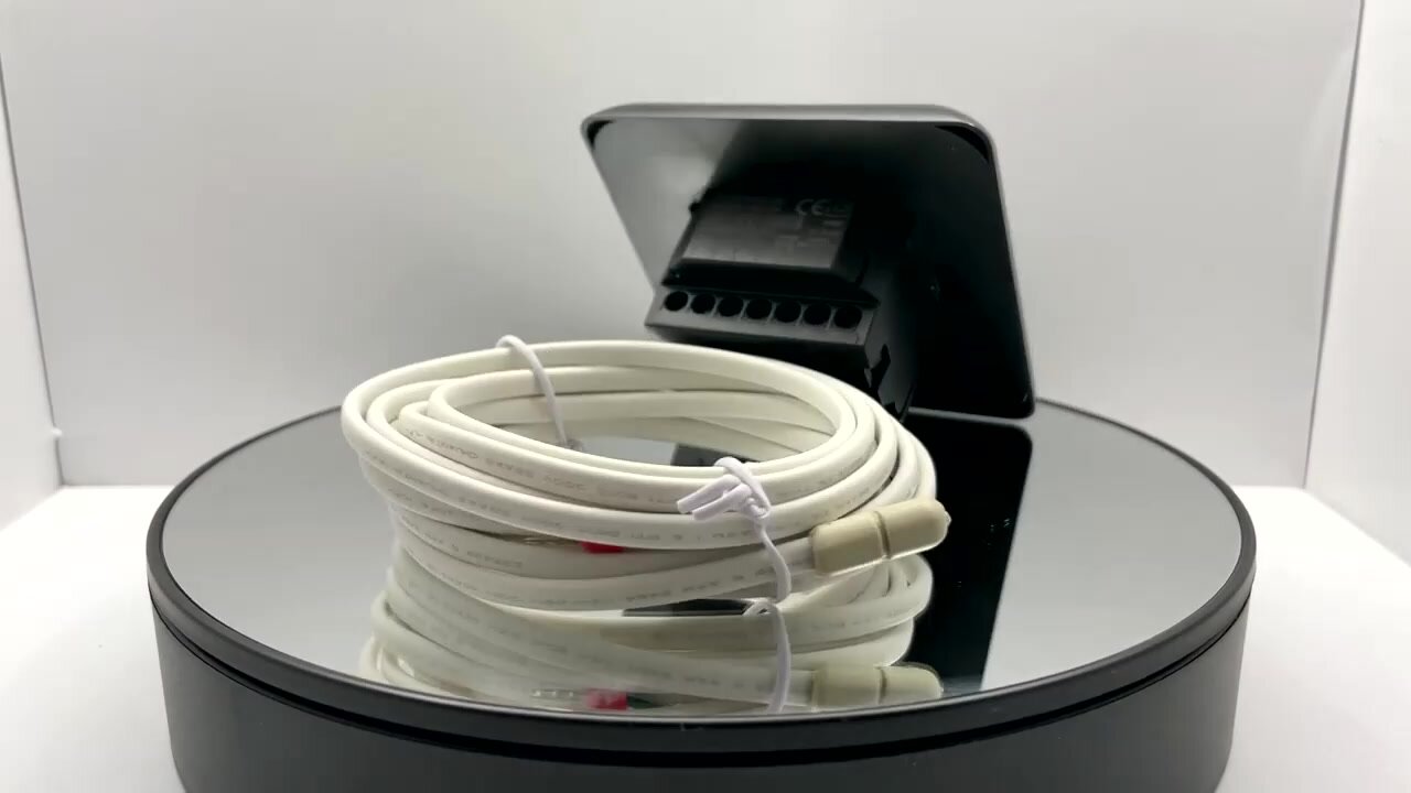 Терморегулятор программируемый WL BW Black Wi-Fi — фото 1