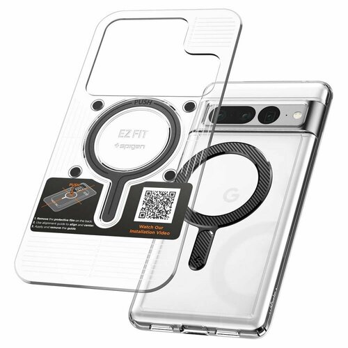 Кольцевая пластина Spigen на смартфон ACP06107 Magnet Ring Plate MagFit Спиген Кольцевая пластина для смартфона Карбон 4548₽