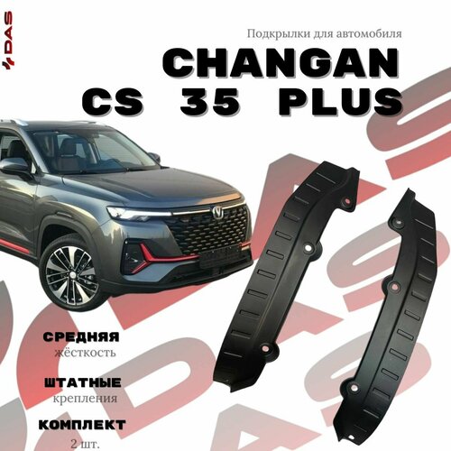 Подкрылки для задних колес Changan CS 35 Plus Чанган ЦС 35 Плюс 2023-2025 г в 3675₽