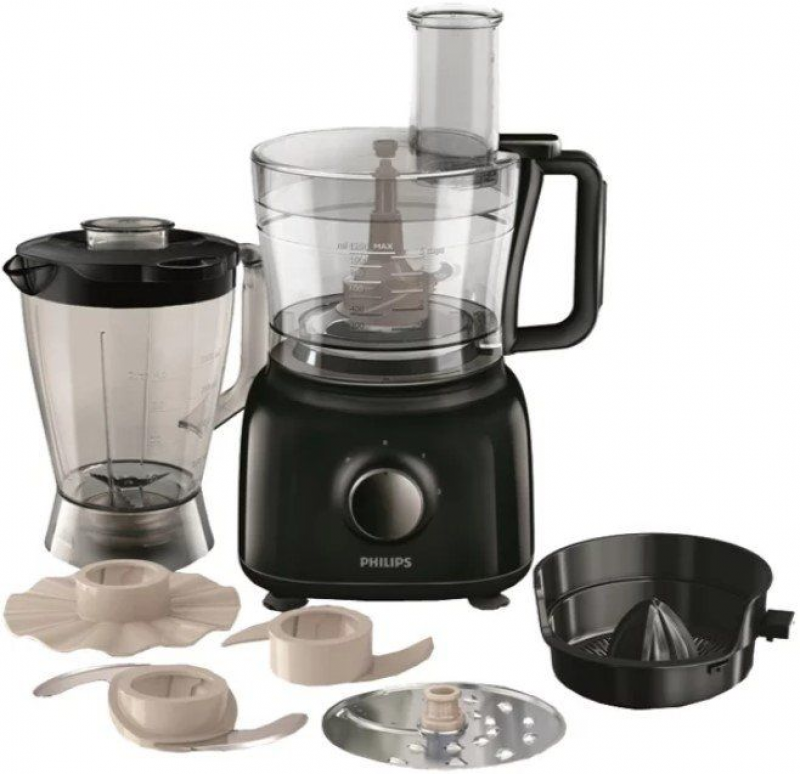 Кухонный комбайн Philips HR7629/90 Daily Collection (чёрный)