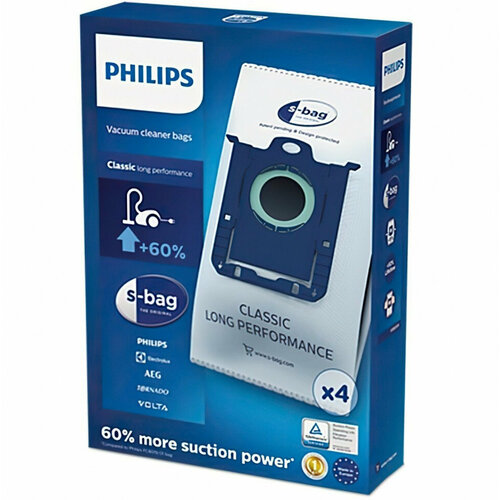 Мешок для пылесоса Philips S-bag x4 1740₽