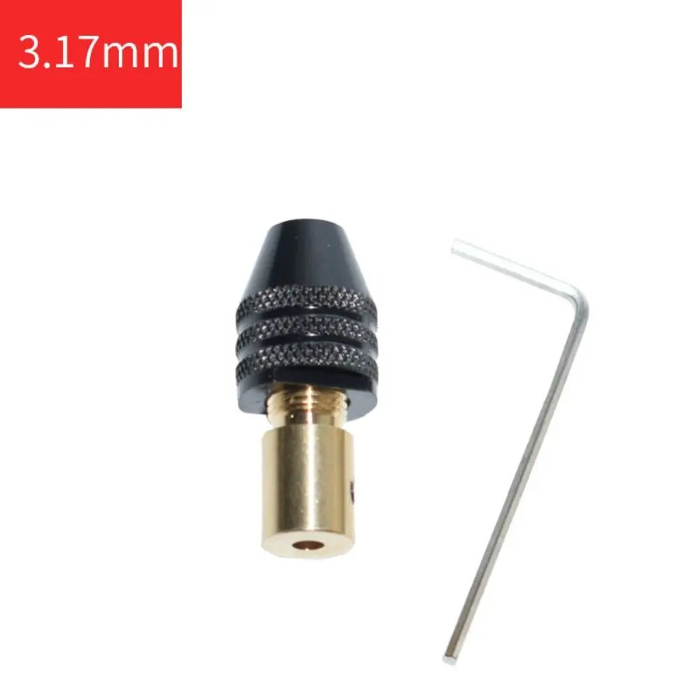 Электрический шлифовальный патрон латунный 0 3-3 4 мм  3 17mm