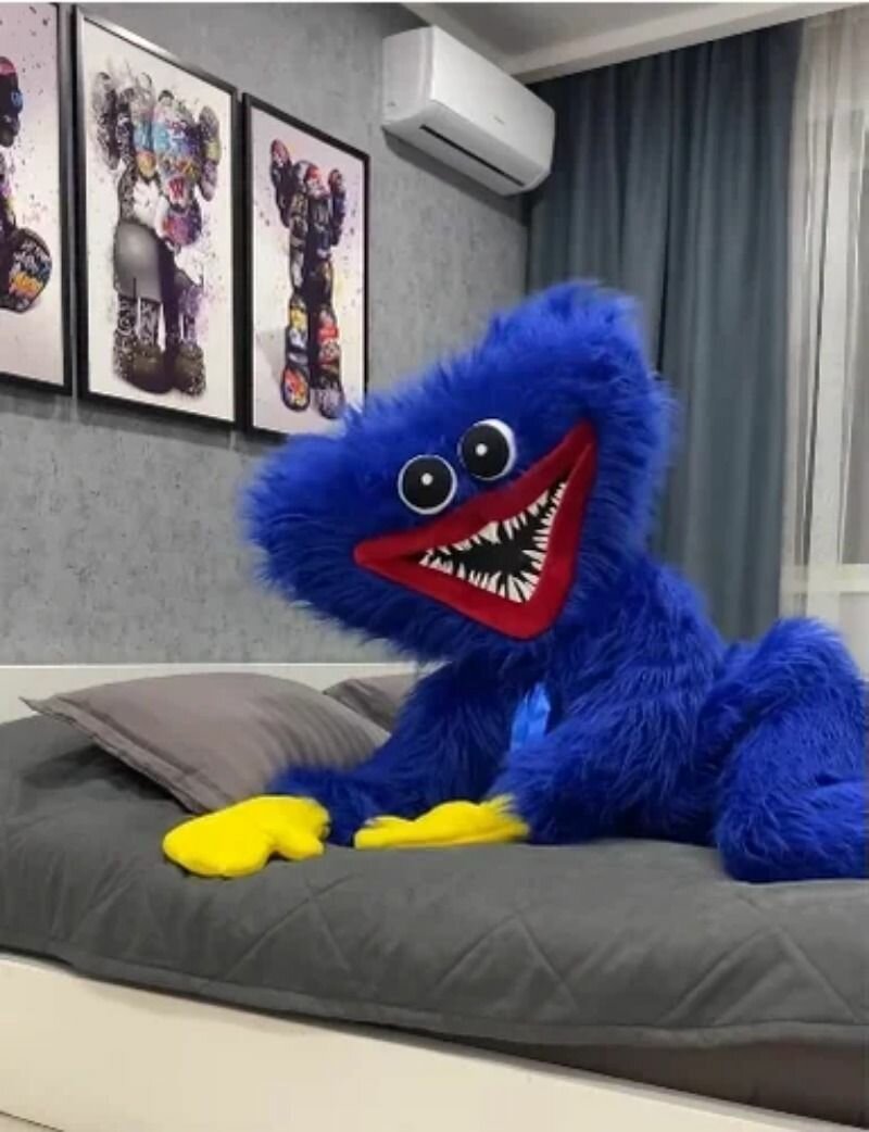 Карнавальный костюм, Ростовая кукла, mascot costume, Маково-синий монстр