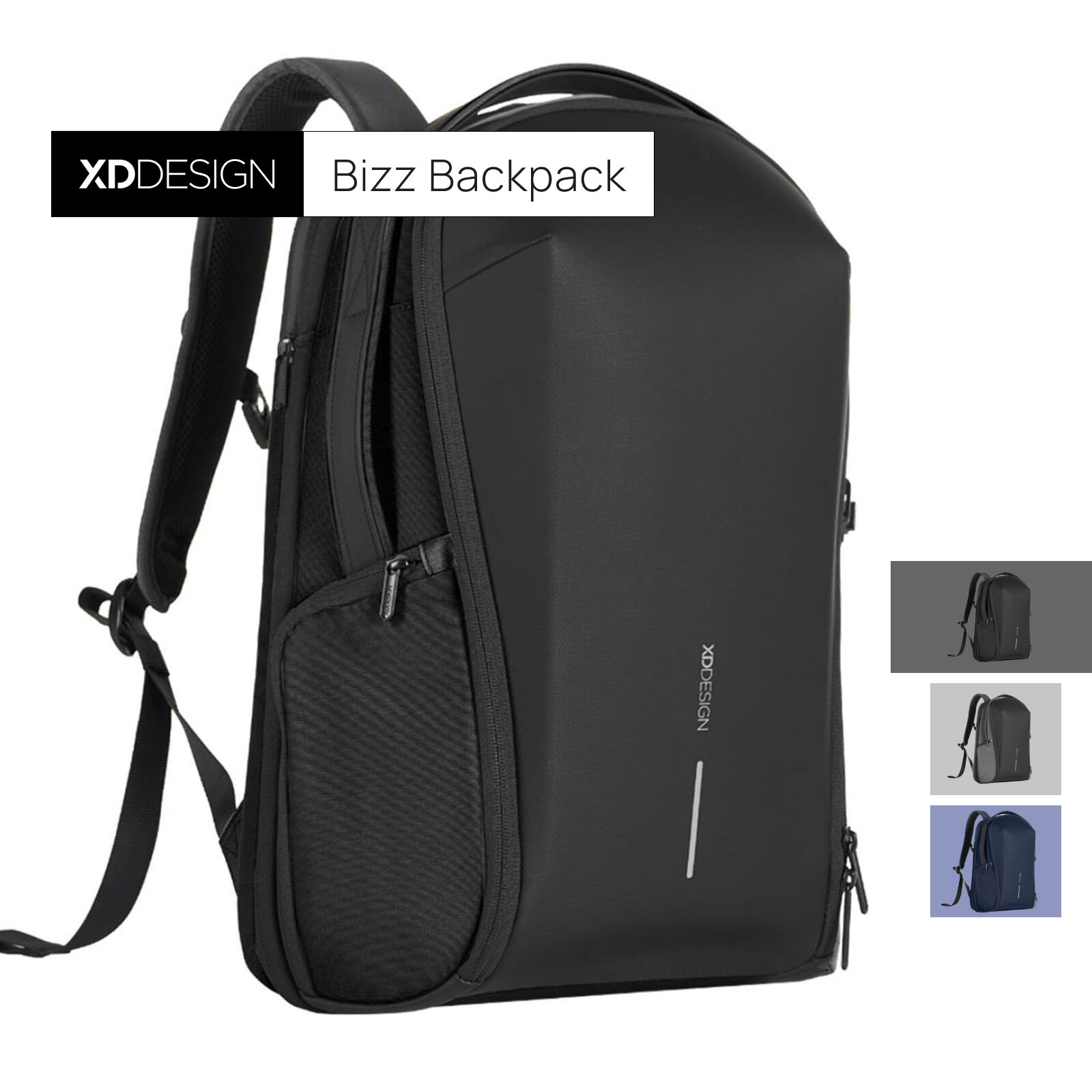 Городской рюкзак для ноутбука XD Design Bizz Backpack (Черный)