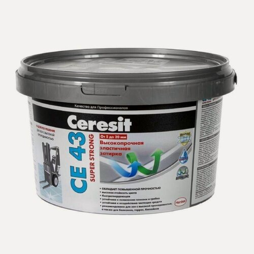 Изображение товара Затирка для клинкера и фасадного камня Церезит CE 43 Super Strong (2кг) багамы 43
