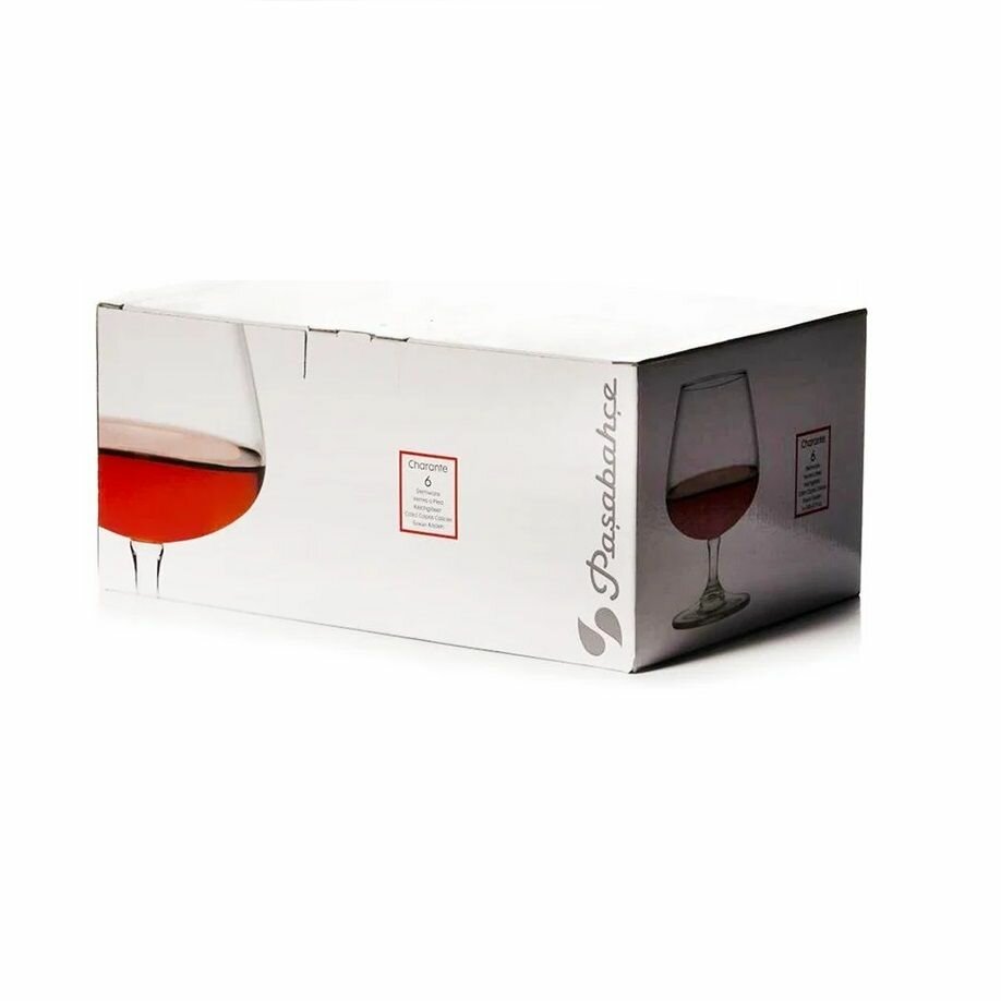 Набор бокалов Pasabahce "Charante", для коньяка, стекло, 6 штук, 330 мл — фото 1