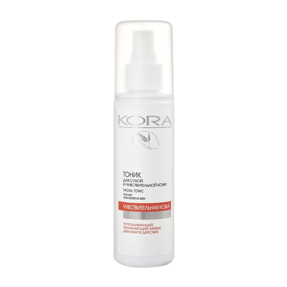 Тоник Kora Facial Tonic, для чувствительной кожи, увлажняющий, 150мл