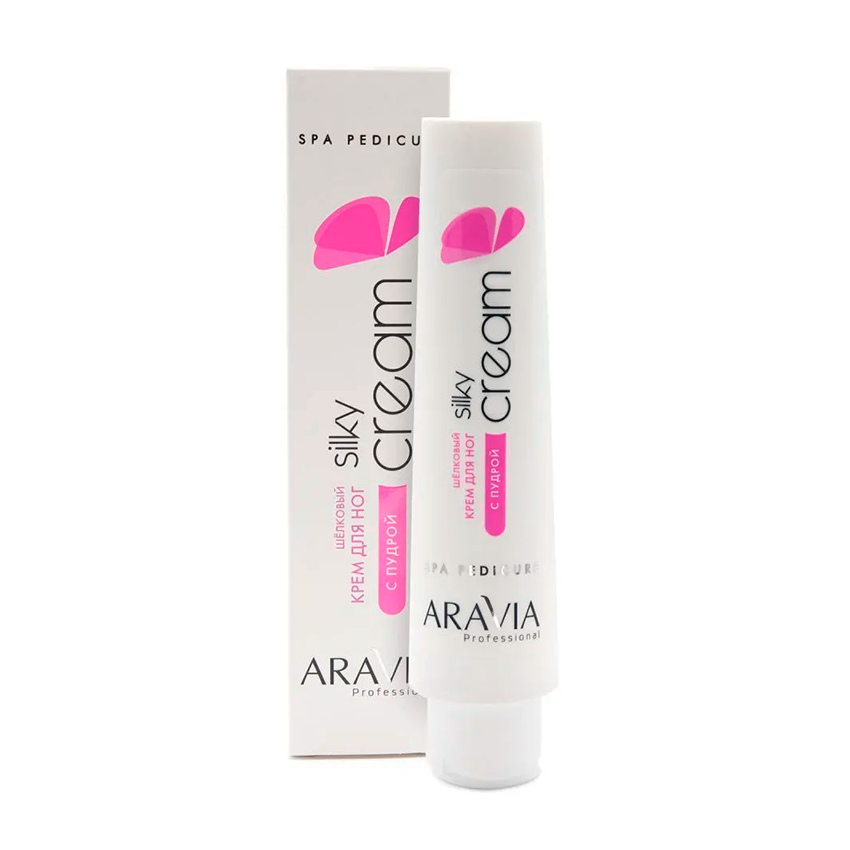 Изображение Шелковый крем Aravia Silky Cream Professional, для ног, увлажняющий, 100 мл