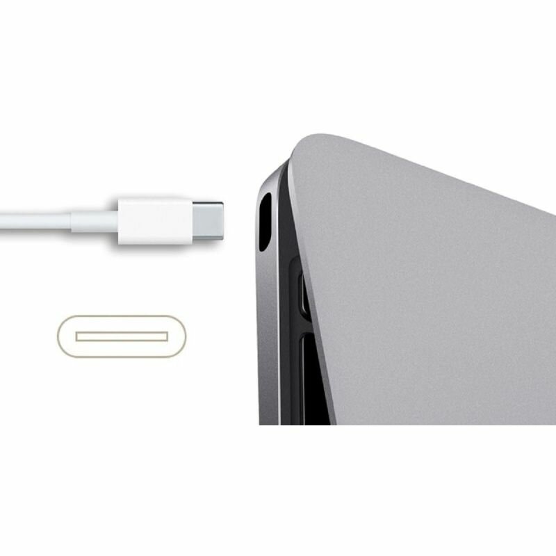 Кабель Apple Белый, USB-C, 1 м, MUF72ZM/A (MUF72ZM/A) — фото 1