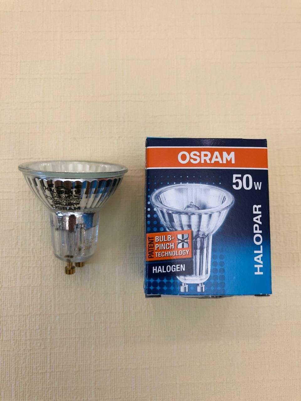 Лампа OSRAM 64824 галогенная 50 Вт GU10 теплый белый свет