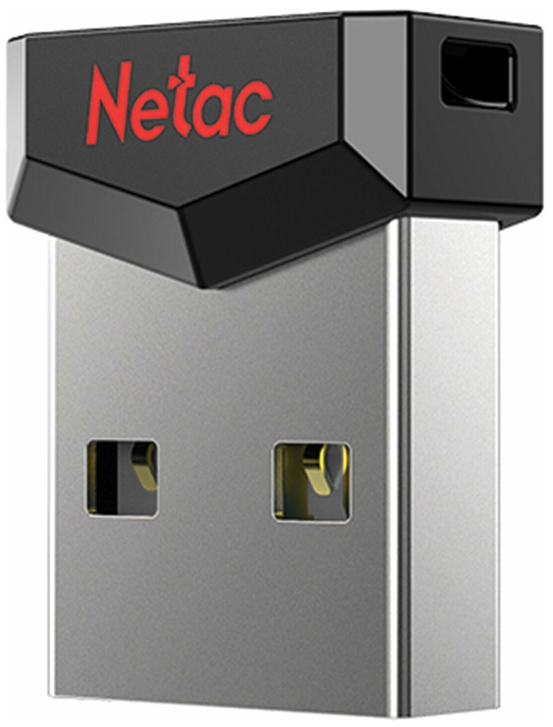 Флеш-диск 64GB NETAC UM81, USB 2.0, черный, NT03UM81N-064G-20BK — фото 1