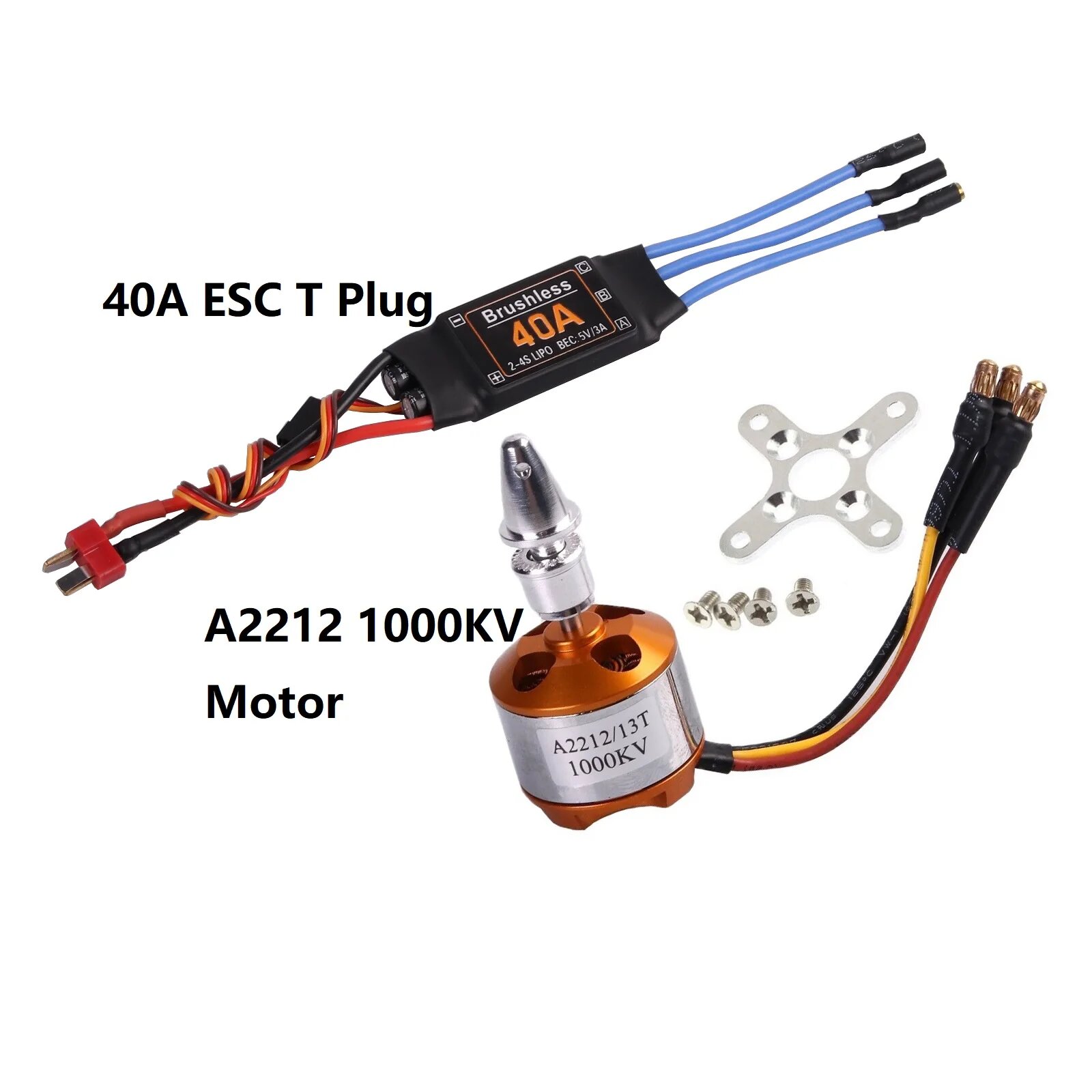 Бесщеточный двигатель XXD A2212 1000KV/1400KV/2200KV для RC моделей