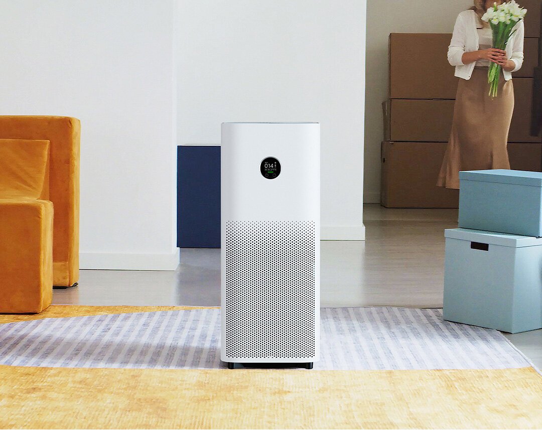 Очиститель воздуха Xiaomi Air Purifier 4 Pro, 3 скорости работы, Wi-Fi, HEPA фильтр