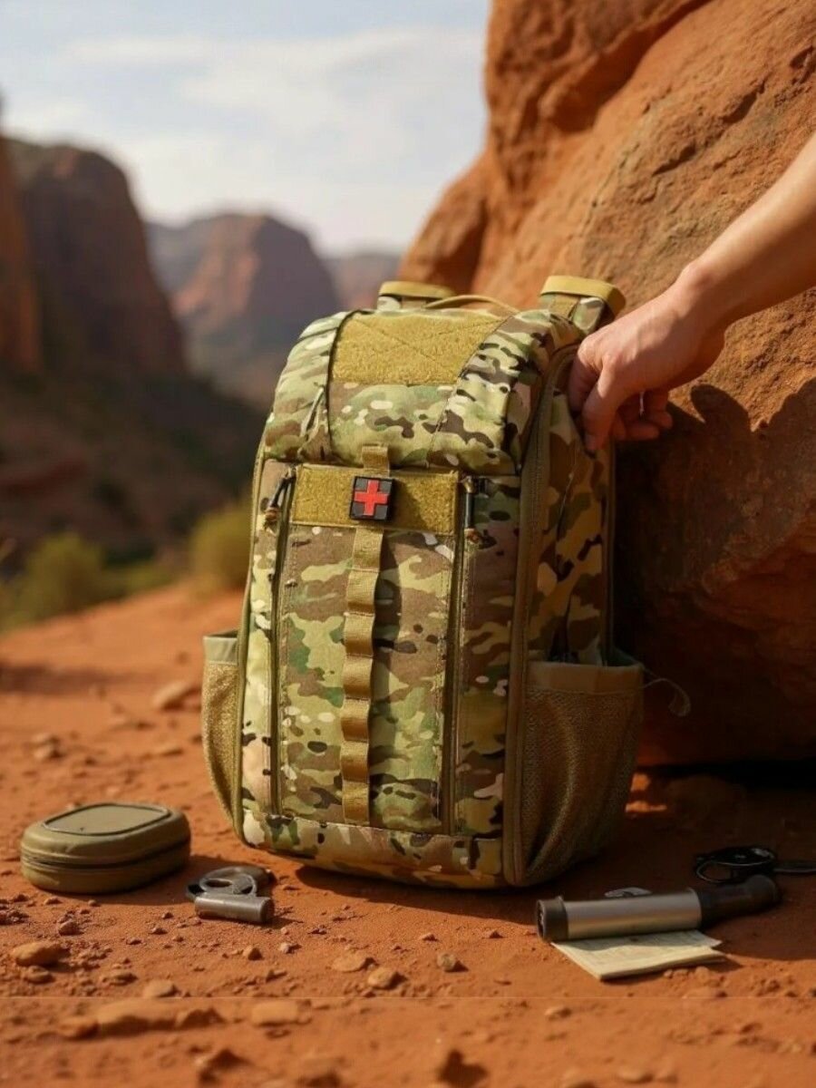 Рюкзак тактический KKBackpacK сумка медицинская 50 литров мужская