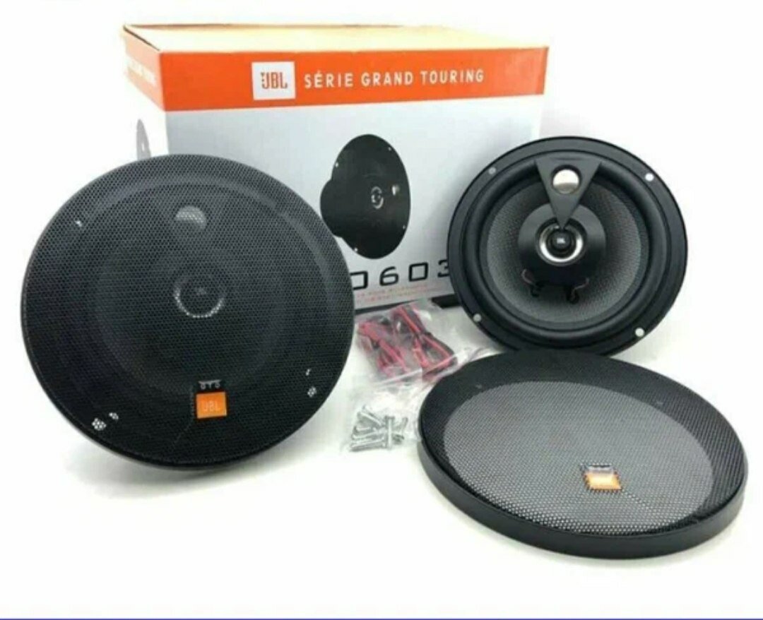 Автомобильные динамики JBL 603, коаксиальные, 16см, чёрные, колонки