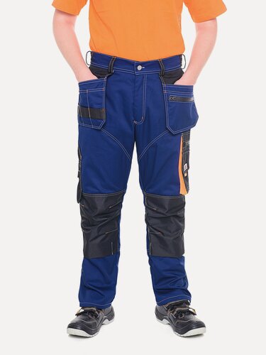 Изображение товара Брюки рабочие Мастер 22, мужские, синий, размер 56-58, рост 170-176, летние, плотная ткань