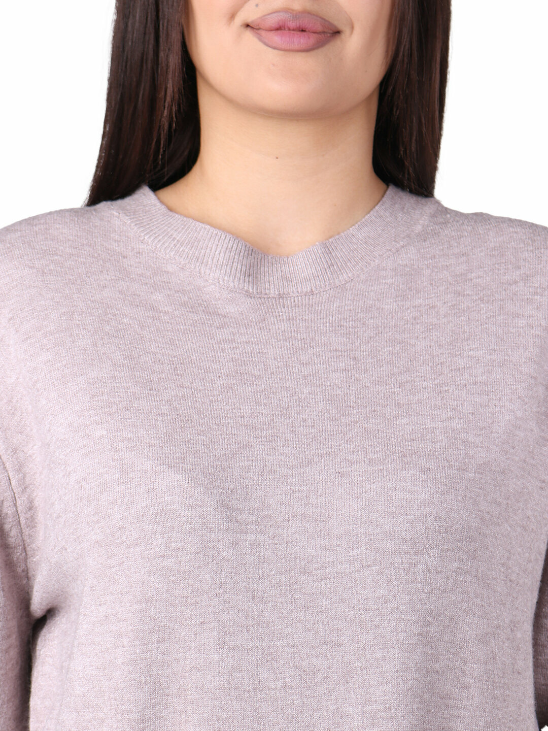 Туника , размер One Size, бежевый меланж — фото 1