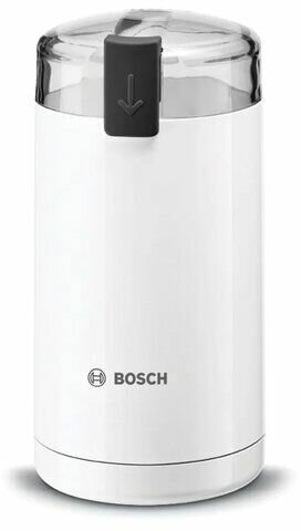 Кофемолка BOSCH TSM6A011W/MKM6000, мощность 180 Вт, вместимость 75 г, пластик, белая