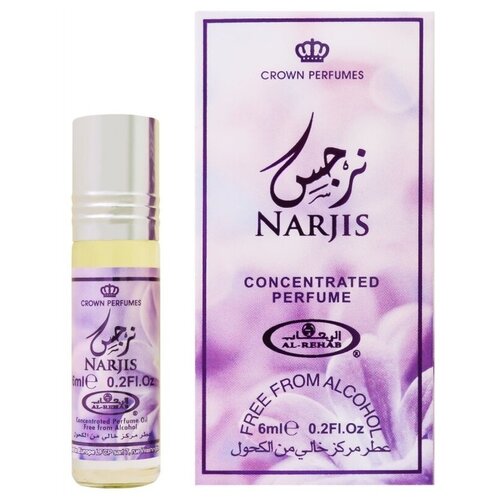 Купить Арабские масляные духи Narjis от Al Rehab, 6 мл. 1 шт.