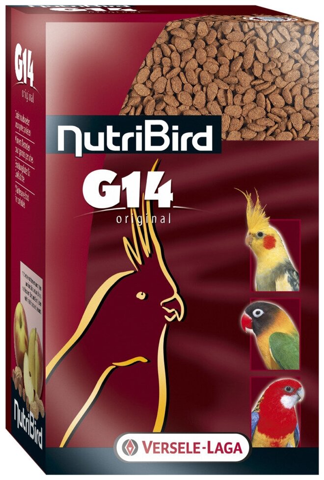 Versele-Laga NutriBird Tropical гранулированный корм для средних попугаев G14 1 кг