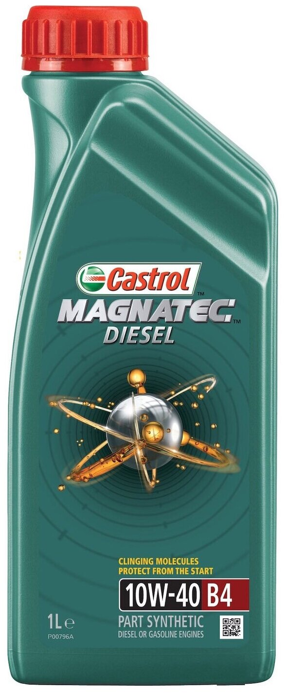 CASTROL 15CA2F Castrol 10W40 (1L) Magnatec Diesel B4 Dualock_масло моторное! (полусинт.)\ ACEA A3/B4, API SN 1шт