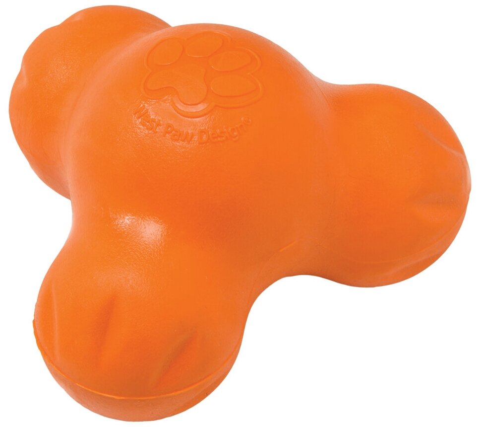 Игрушка Zogoflex для собак, Tux L для лакомств оранжевый 16,5 см