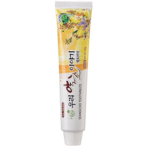 Зубная паста Our herb story Seangcho Toothpaste Herb с травами, 120 г our herb story туристический набор our herb story шамп гель кондиц 3 5 мл