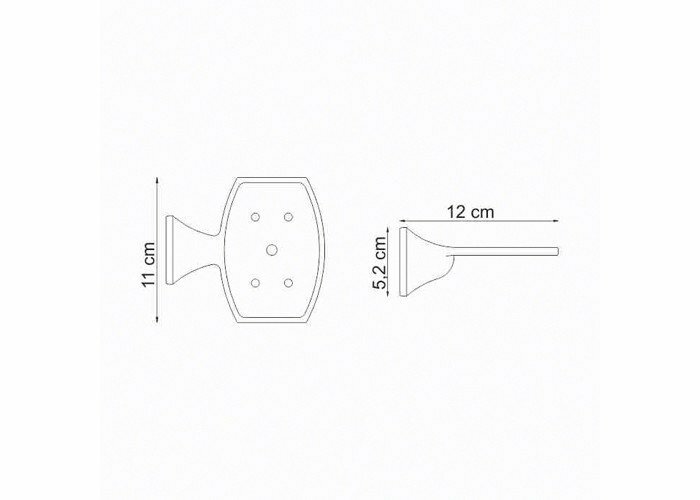 Мыльница WasserKraft Wern K-2500 хром - фото №6