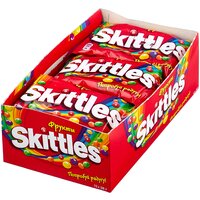 Skittles драже в разноцветной сахарной глазури, 38 г, 12 уп.