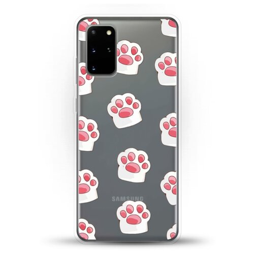 фото Силиконовый чехол лапки на samsung galaxy s20+ andy & paul