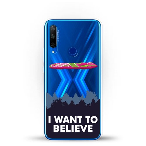фото Силиконовый чехол i want to believe на honor 9x premium andy & paul