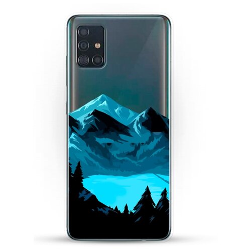 фото Силиконовый чехол горы и озеро на samsung galaxy a51 andy & paul