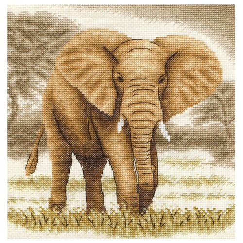 фото Panna набор для вышивания золотая серия, великан 19.5 x 20 см (j-0546)