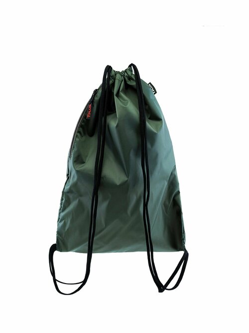 Рюкзак для бассейна, плавания, спорта, мешок для обуви с карманом универсальный 330х440 мм (оксфорд 210, олива), Tplus