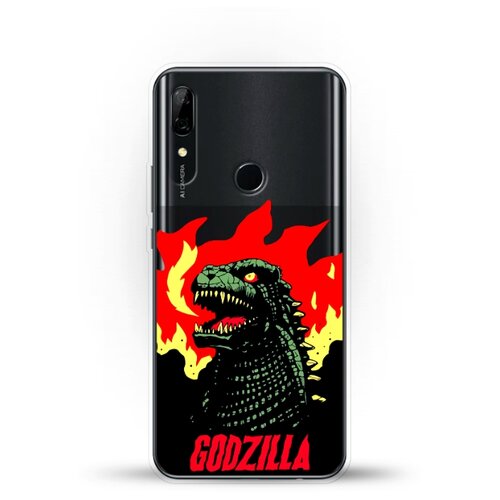 фото Силиконовый чехол годзила на huawei p smart z andy & paul