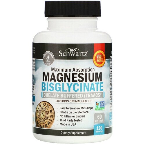 BioSchwartz Magnesium Bisglycinate 180 капс