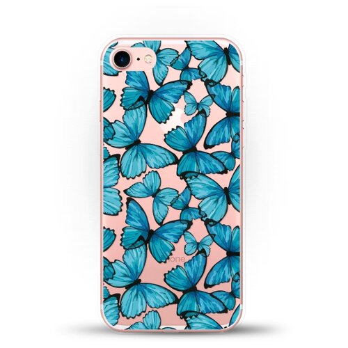 фото Силиконовый чехол бабочки на apple iphone 7 andy & paul
