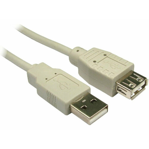 кабель удлинитель ks is usb 2 0 am af ks 455 5 5м Аксессуар KS-is USB 2.0 AM-AF 3m KS-455-3