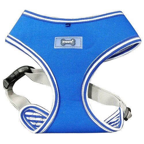 шлейка puppia naunet harness b обхват шеи 42 см розовый xl Шлейка Puppia Naunet harness A, обхват шеи 42 см, royal blue, XL